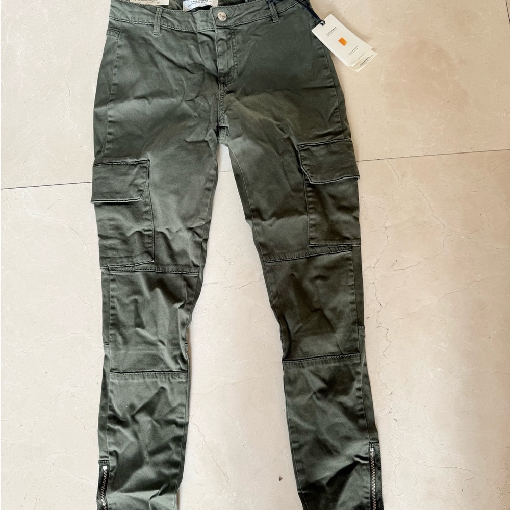 Zara Dark Green Trousers